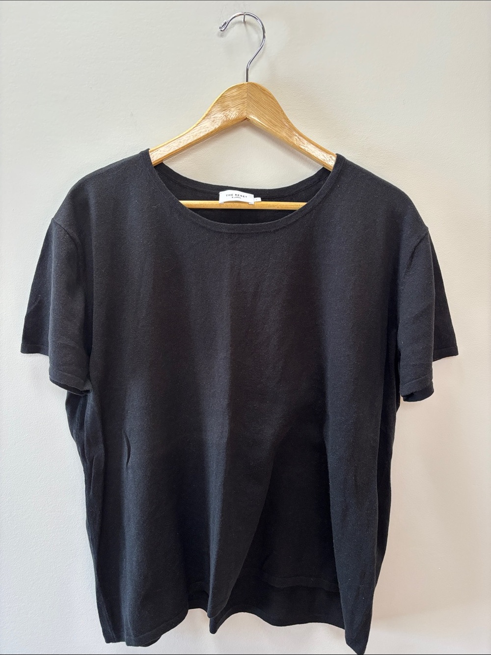 The Reset Black Short Sleeve Crewneck Tee